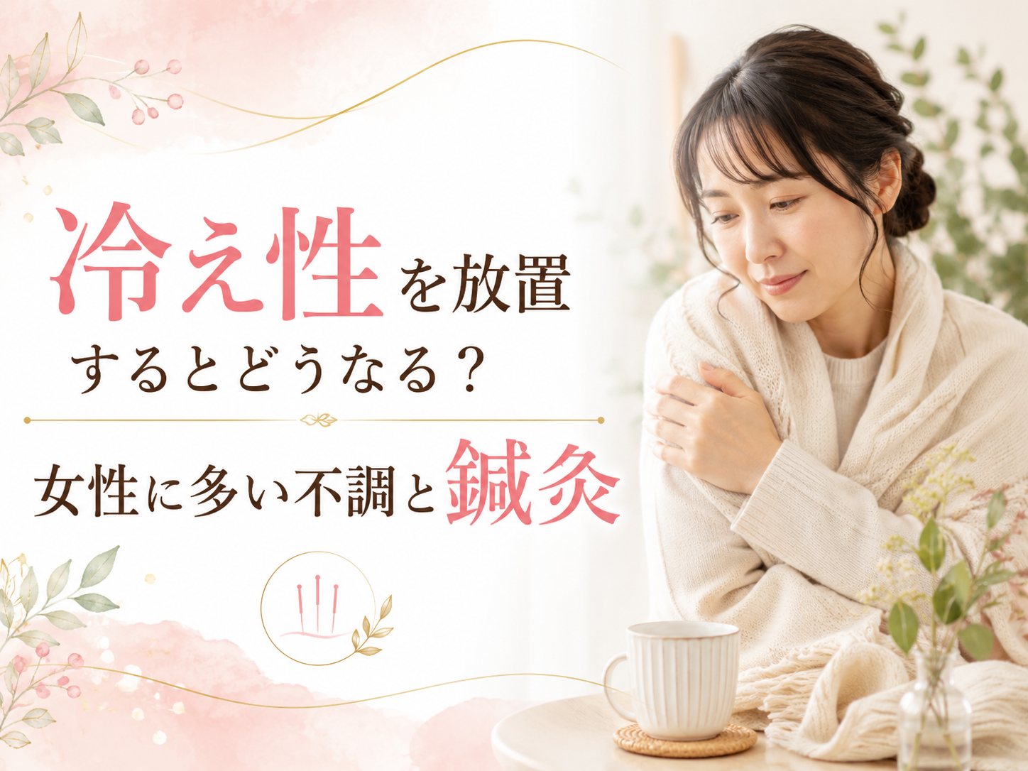 冷え性を放置するとどうなる？女性に多い不調と鍼灸